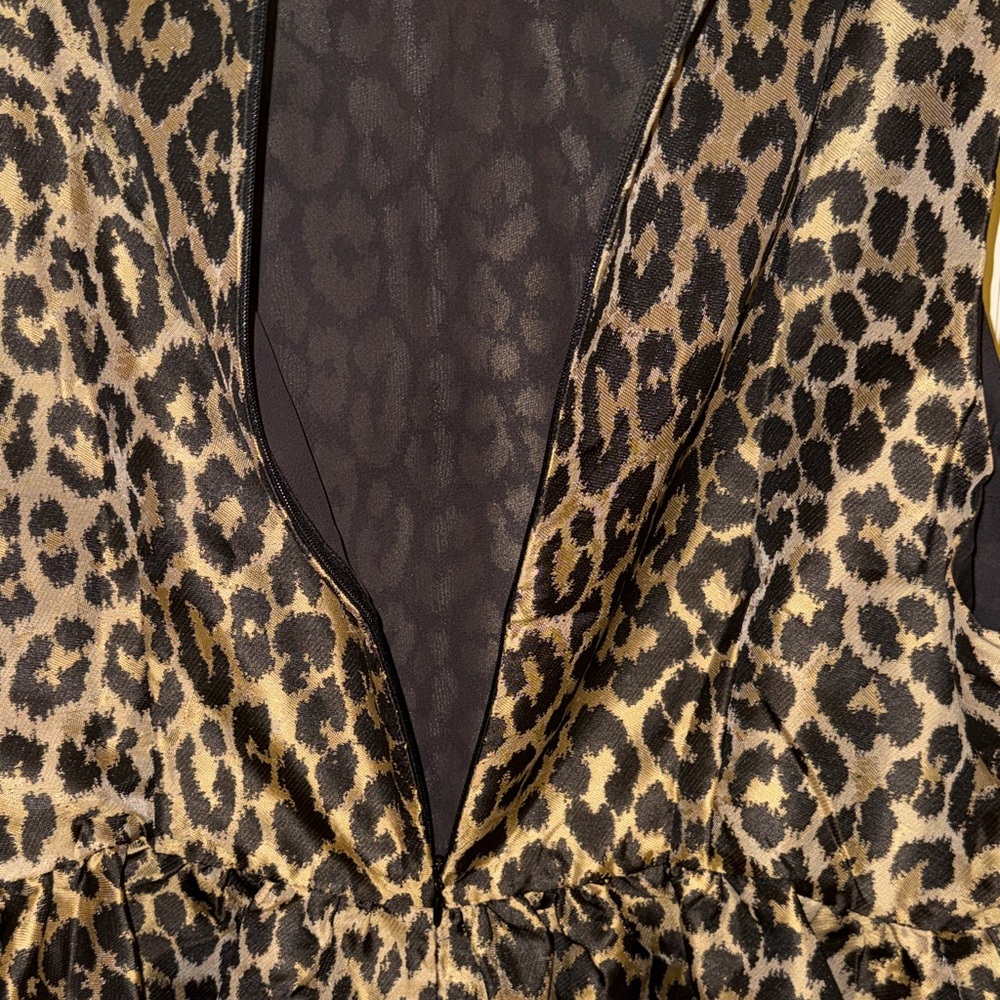 H&M Animal Print Ruffle Blouse - Picture 5 of 5